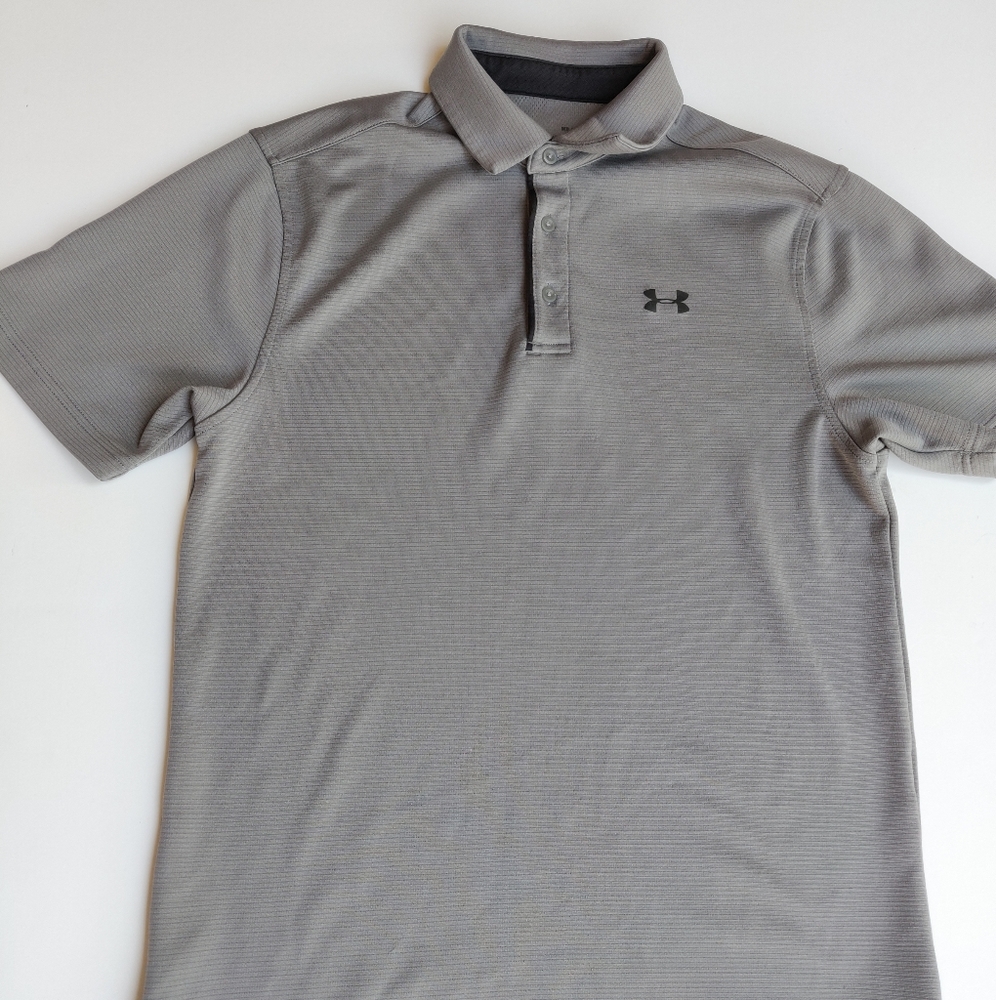 Under Armour Men's golf knit polo shirt-size M